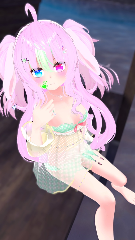 《23アバター対応衣装》ひらひらっフローラルスイム♪