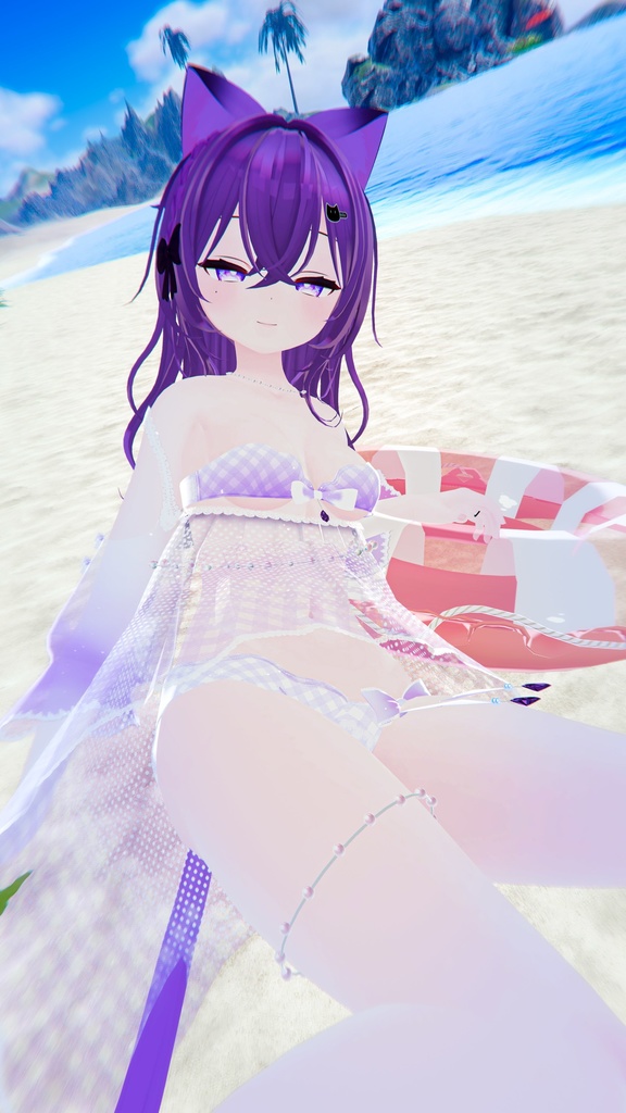 《23アバター対応衣装》ひらひらっフローラルスイム♪