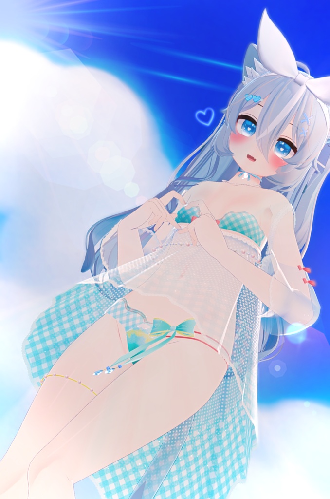 《23アバター対応衣装》ひらひらっフローラルスイム♪