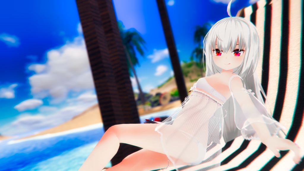 《23アバター対応衣装》ひらひらっフローラルスイム♪