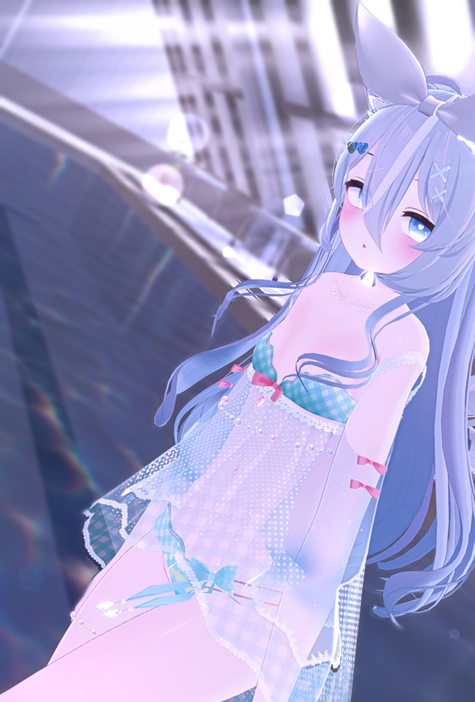 《23アバター対応衣装》ひらひらっフローラルスイム♪