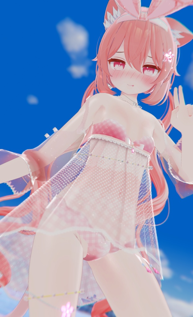 《23アバター対応衣装》ひらひらっフローラルスイム♪