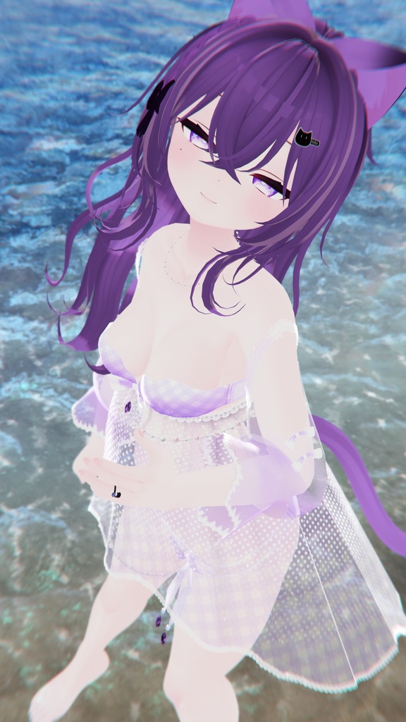 《23アバター対応衣装》ひらひらっフローラルスイム♪