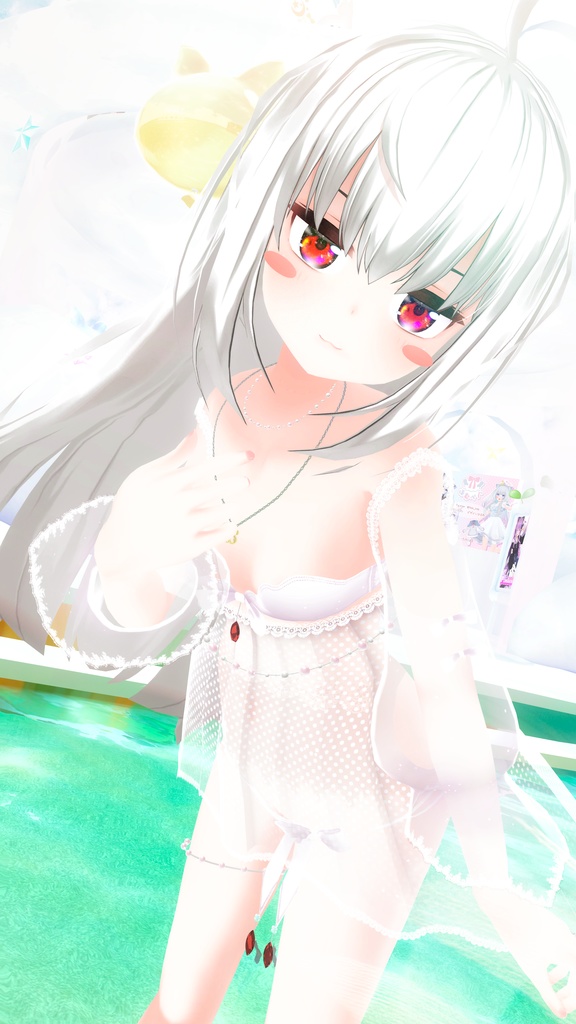 《23アバター対応衣装》ひらひらっフローラルスイム♪