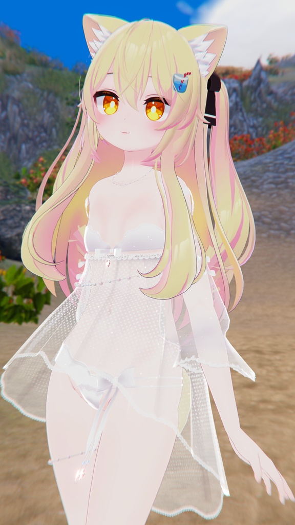 《23アバター対応衣装》ひらひらっフローラルスイム♪