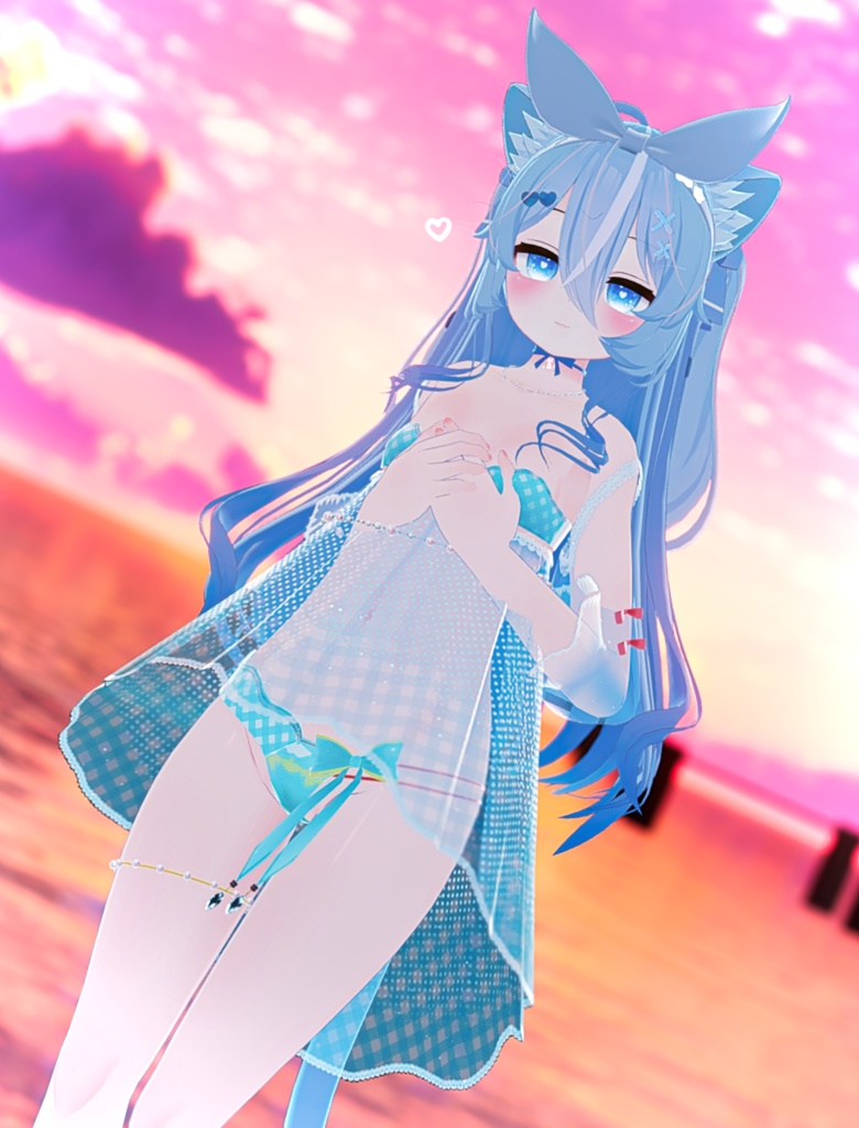 《23アバター対応衣装》ひらひらっフローラルスイム♪