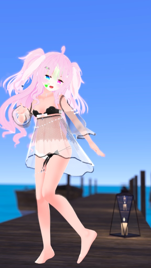 《23アバター対応衣装》ひらひらっフローラルスイム♪