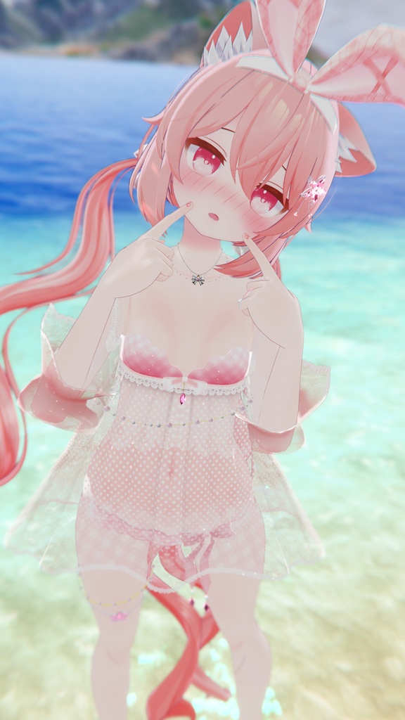 《23アバター対応衣装》ひらひらっフローラルスイム♪