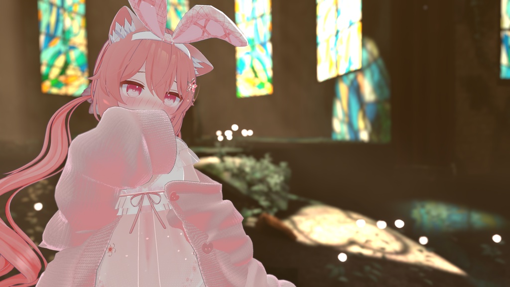 3Dヘアアクセサリー「らぶらびのうさみみっ!+ヘアピンセット」