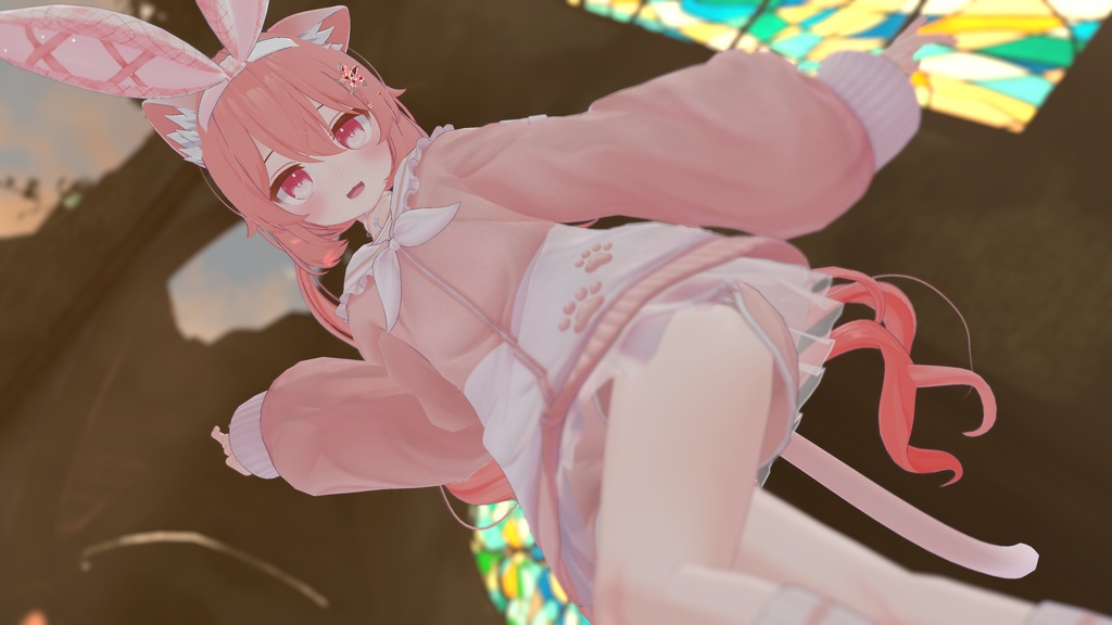 3Dヘアアクセサリー「らぶらびのうさみみっ!+ヘアピンセット」