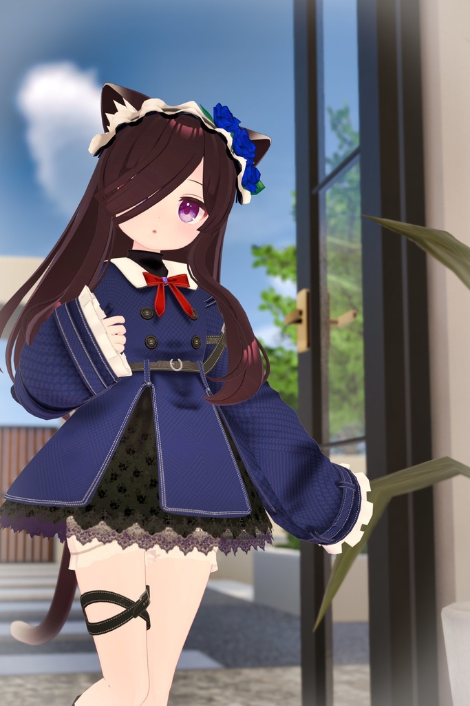 《25アバター対応衣装》シアードールワンピース