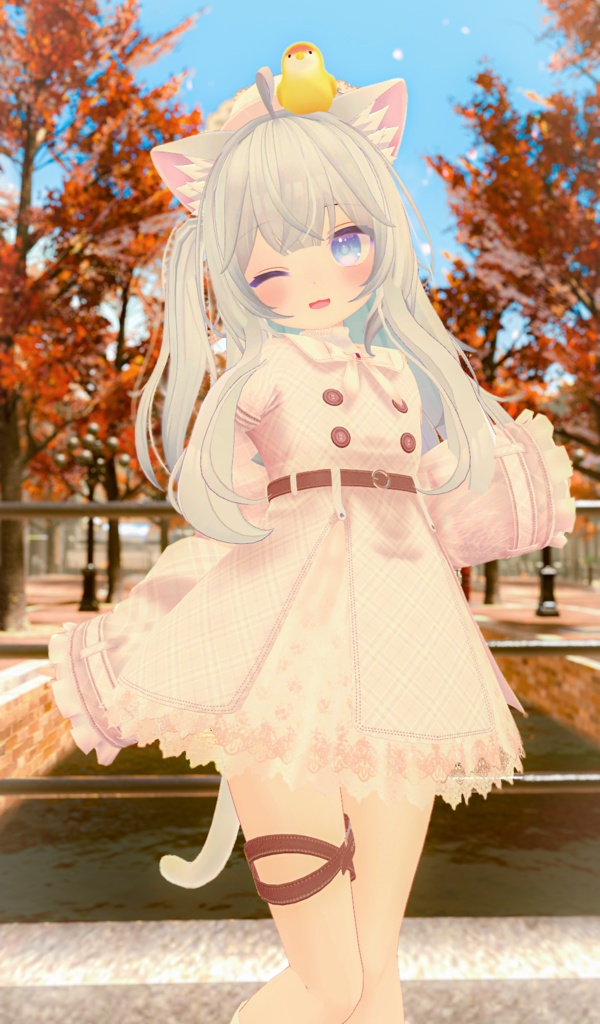 《25アバター対応衣装》シアードールワンピース