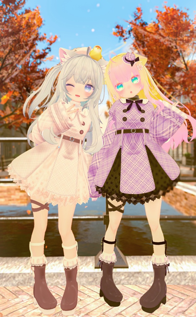 《25アバター対応衣装》シアードールワンピース