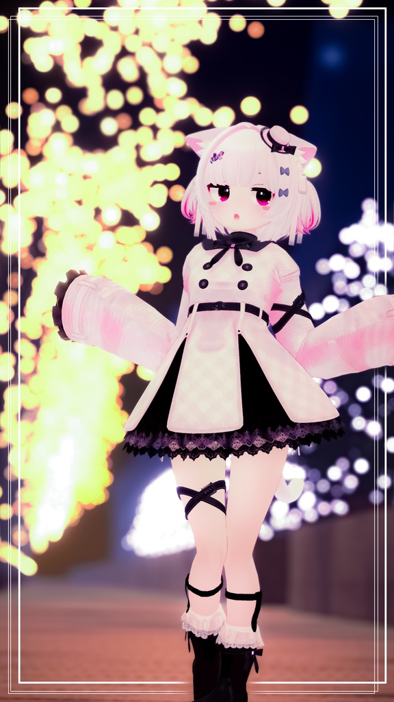 《25アバター対応衣装》シアードールワンピース