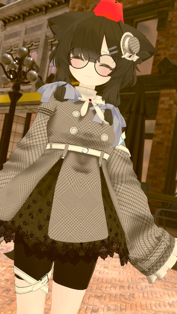 《25アバター対応衣装》シアードールワンピース