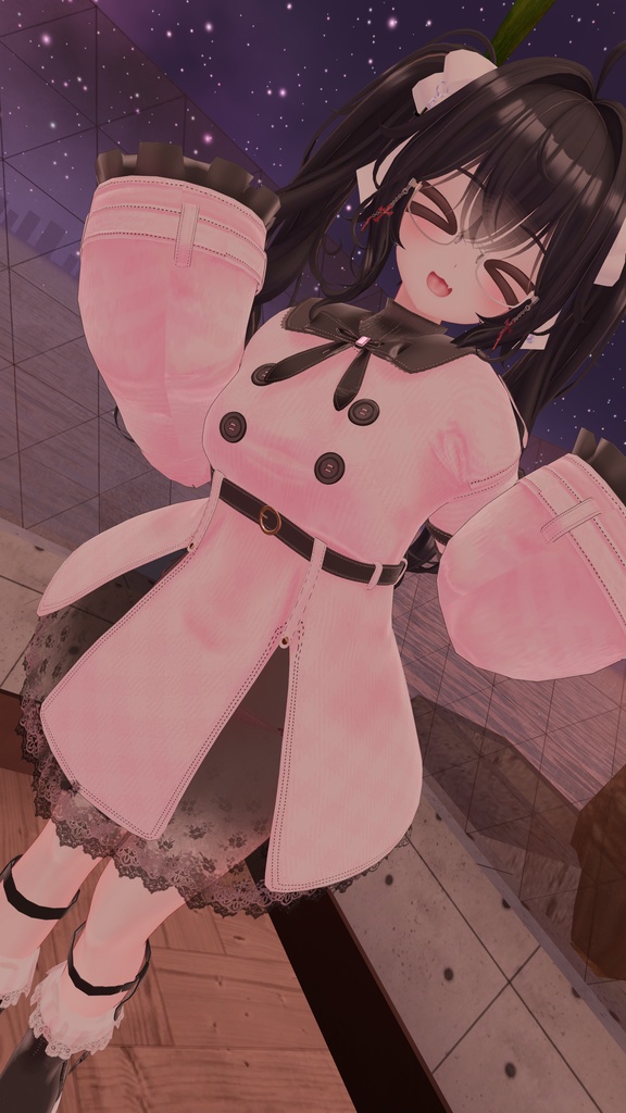 《25アバター対応衣装》シアードールワンピース