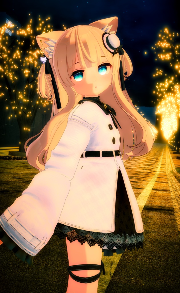 《25アバター対応衣装》シアードールワンピース