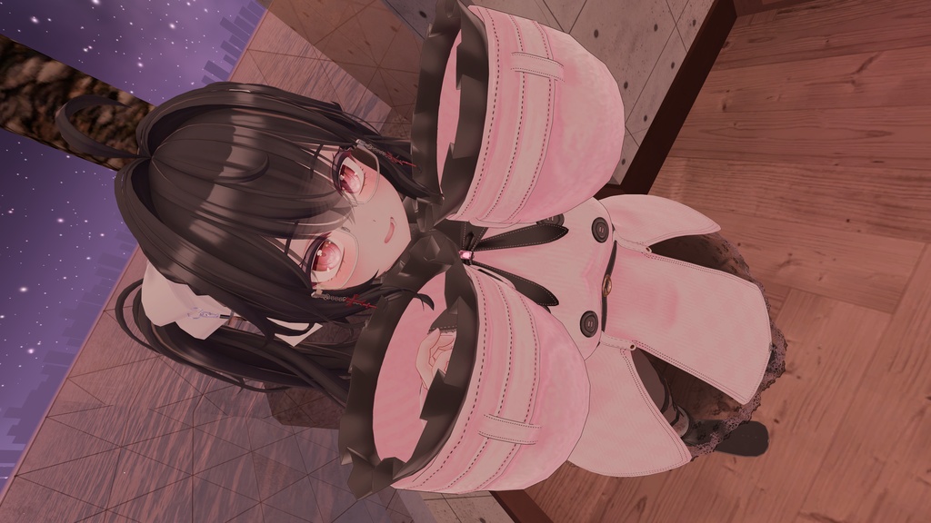 《25アバター対応衣装》シアードールワンピース