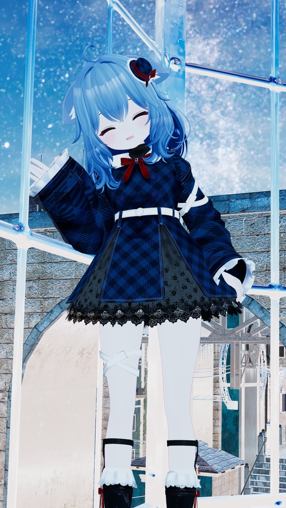 《25アバター対応衣装》シアードールワンピース