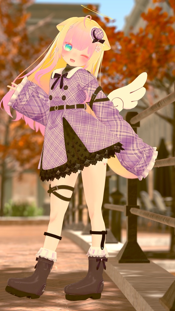 《25アバター対応衣装》シアードールワンピース