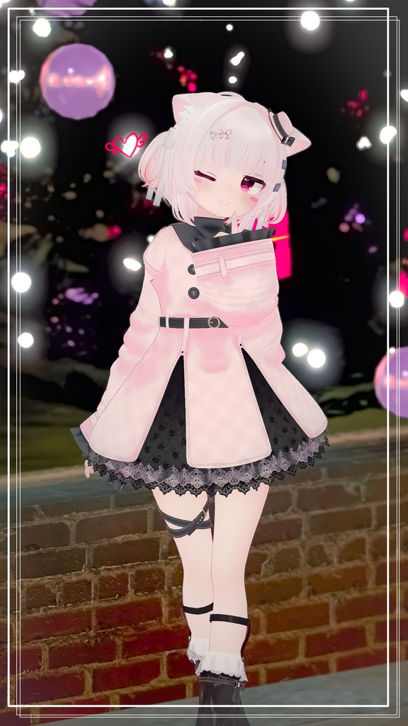 《25アバター対応衣装》シアードールワンピース