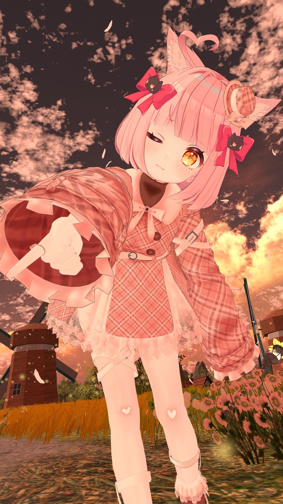 《25アバター対応衣装》シアードールワンピース