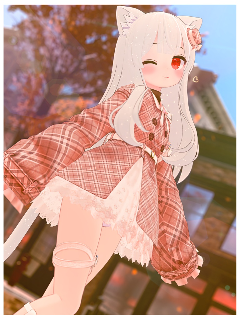 《25アバター対応衣装》シアードールワンピース