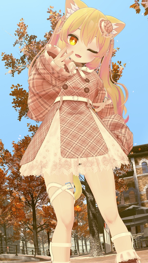 《25アバター対応衣装》シアードールワンピース