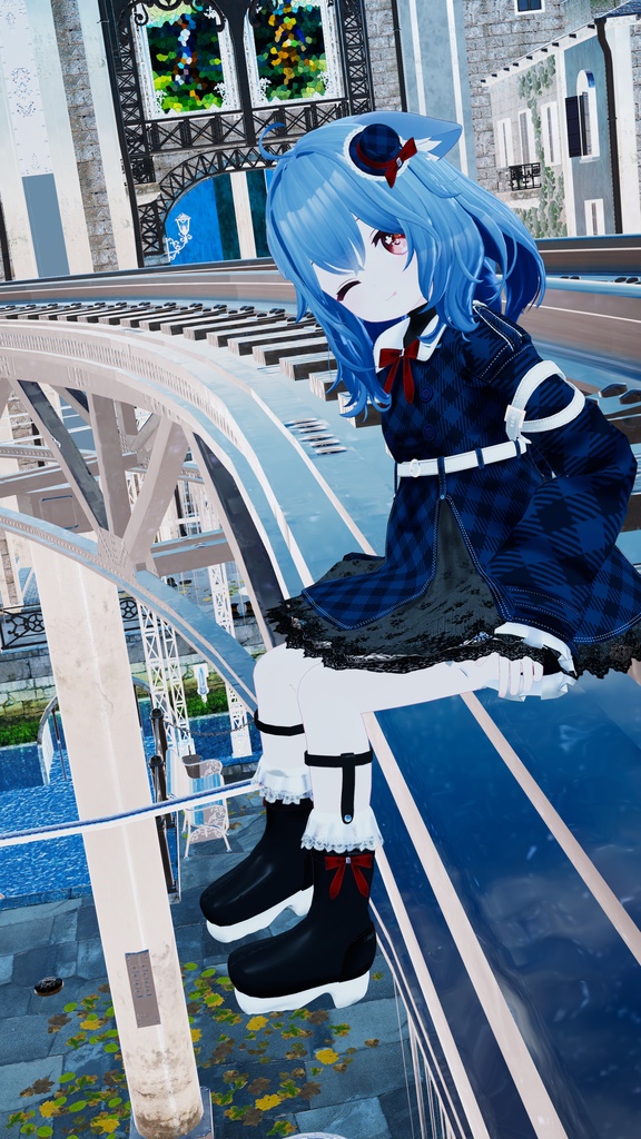 《25アバター対応衣装》シアードールワンピース