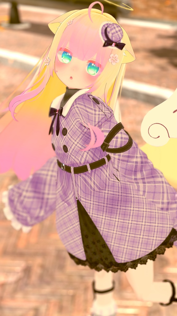 《25アバター対応衣装》シアードールワンピース