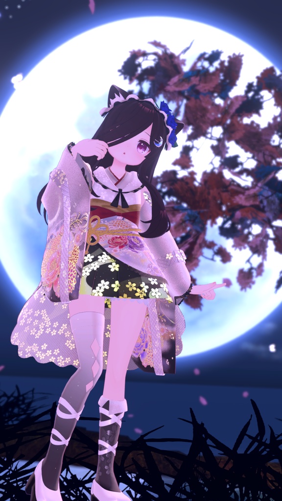 《35アバター対応衣装》月華恋衣