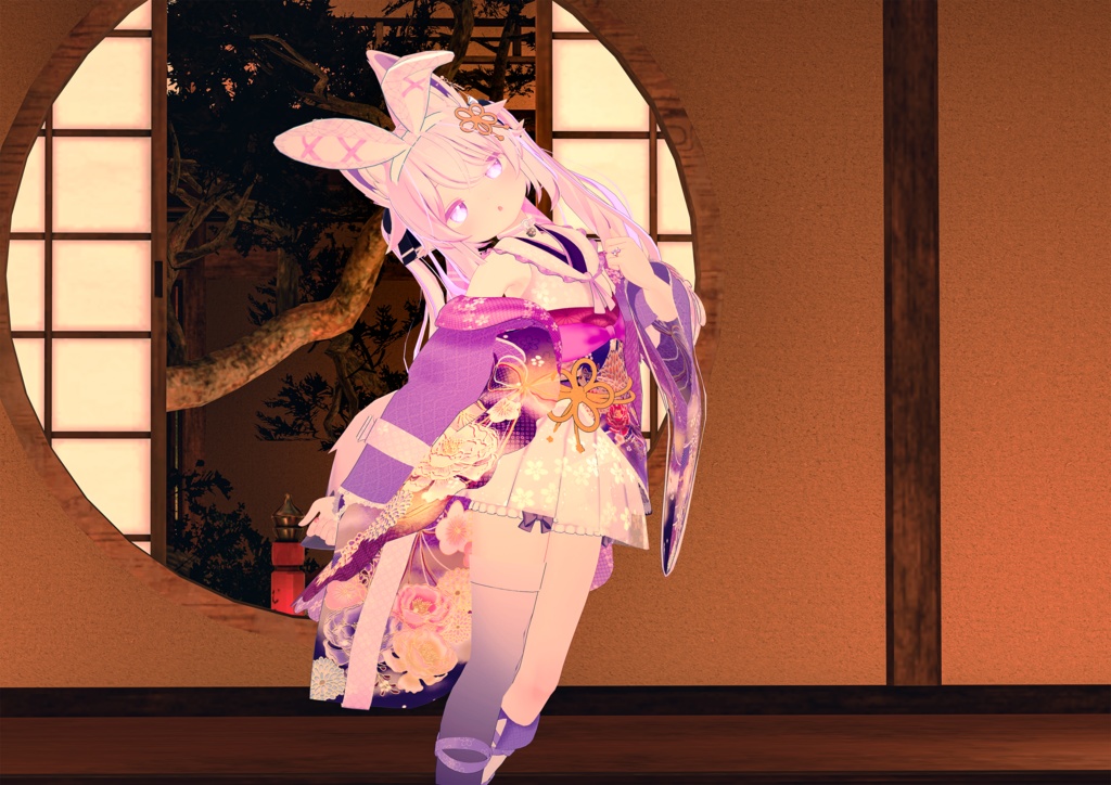 《35アバター対応衣装》月華恋衣