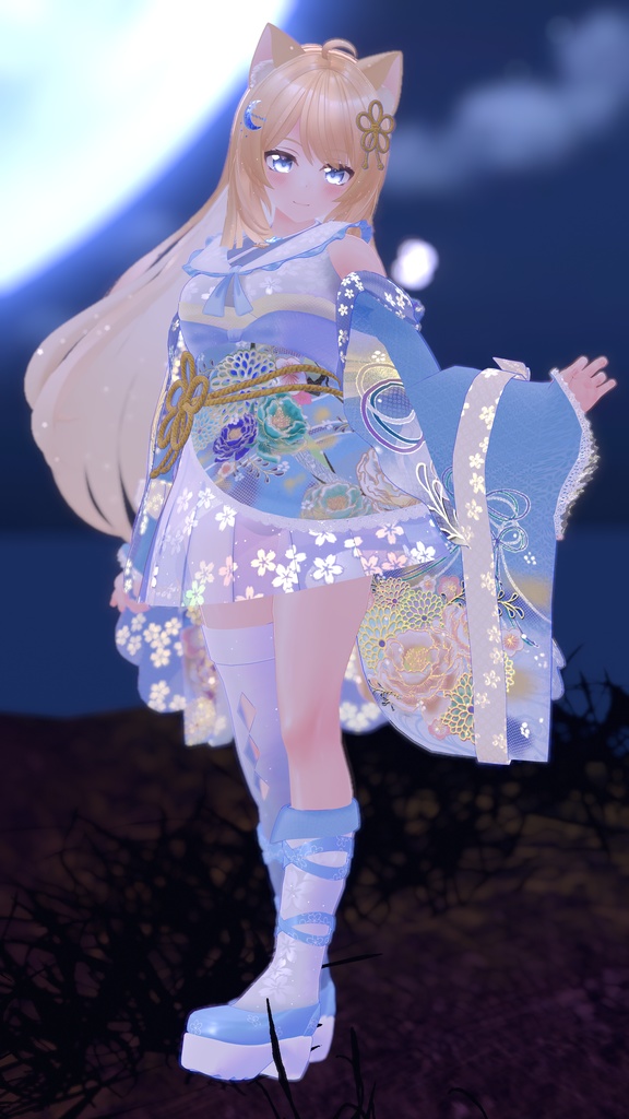 《35アバター対応衣装》月華恋衣