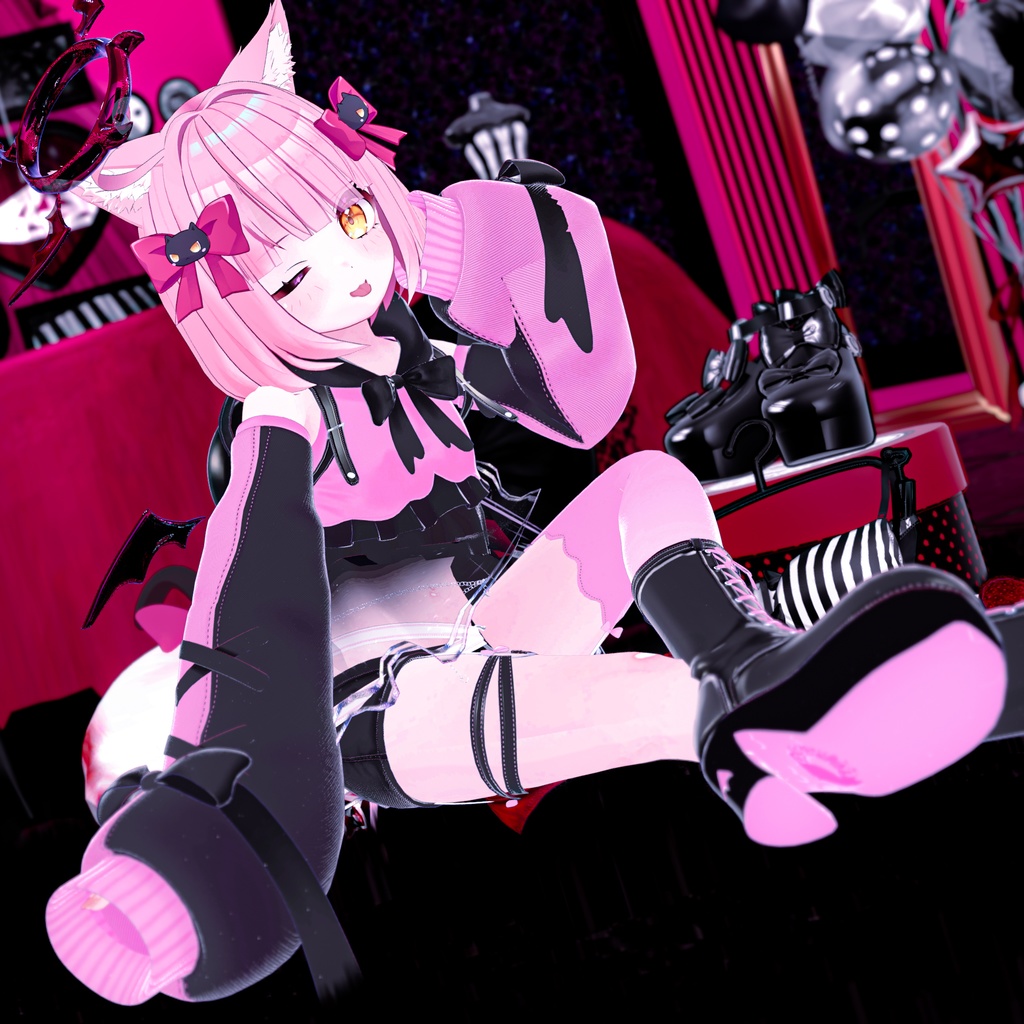 《27アバター対応衣装》まかろんでびる