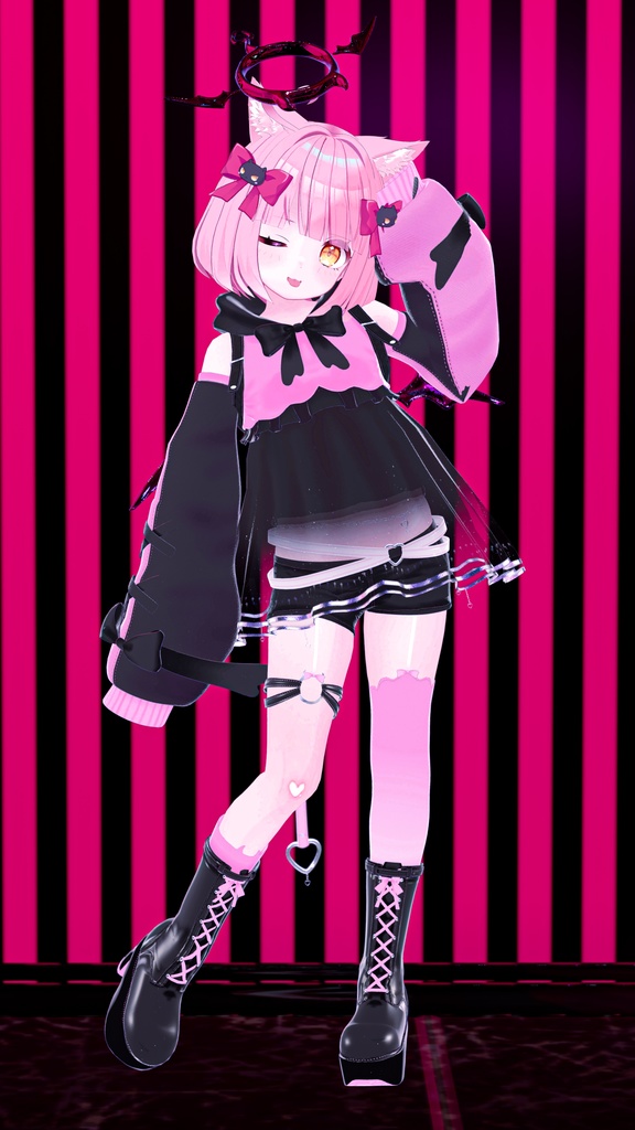 《27アバター対応衣装》まかろんでびる