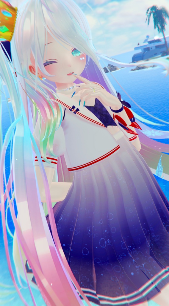 《28アバター対応衣装》オーシャンリリースイム