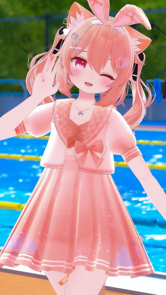 《28アバター対応衣装》オーシャンリリースイム