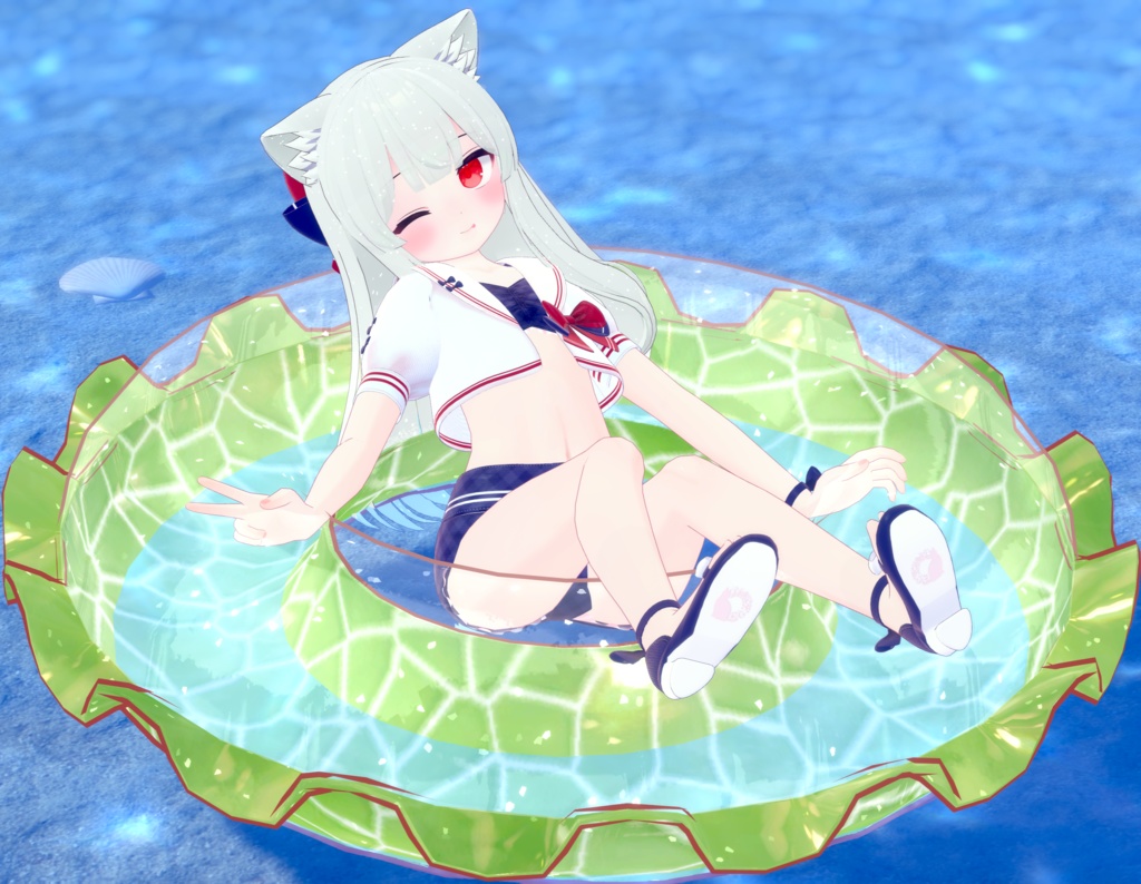 《28アバター対応衣装》オーシャンリリースイム