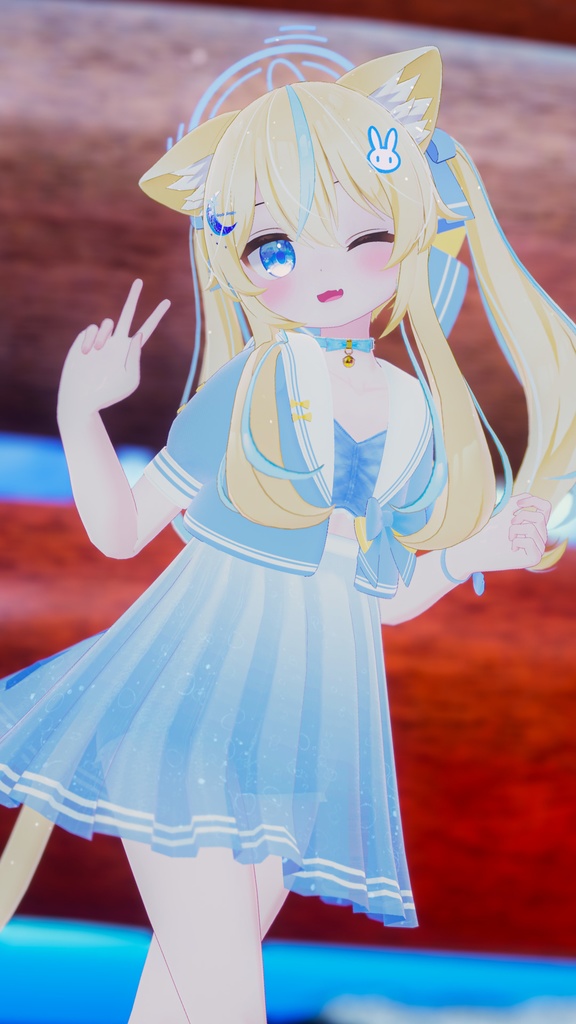 《28アバター対応衣装》オーシャンリリースイム