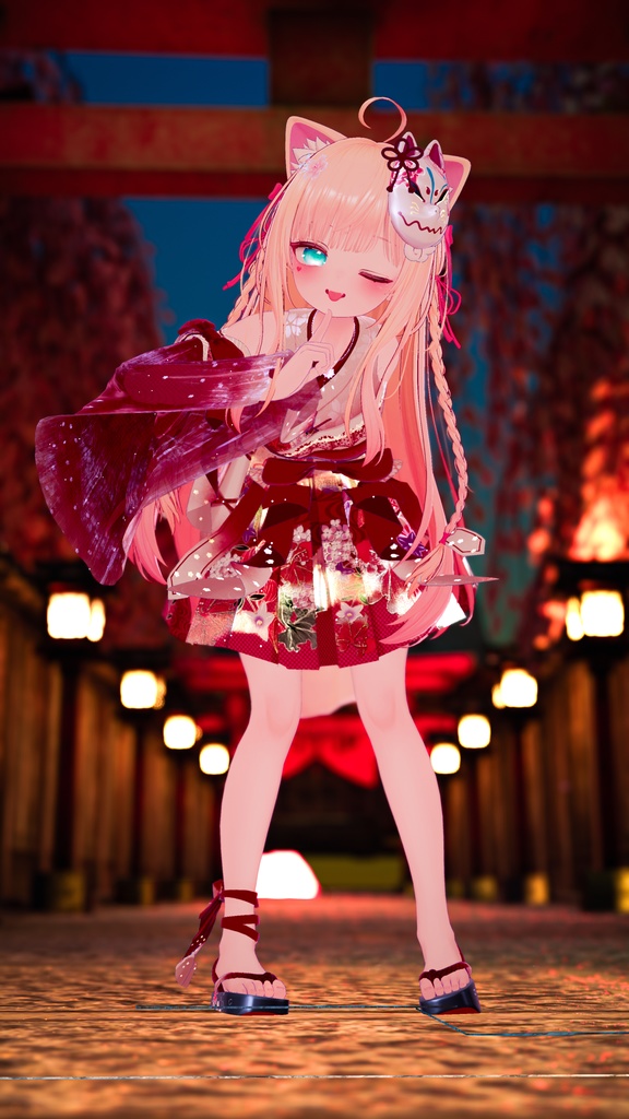 《36アバター対応衣装》ゆらめき夏恋