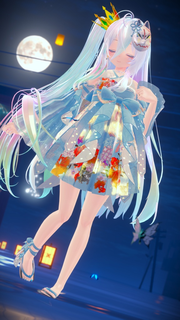 《36アバター対応衣装》ゆらめき夏恋