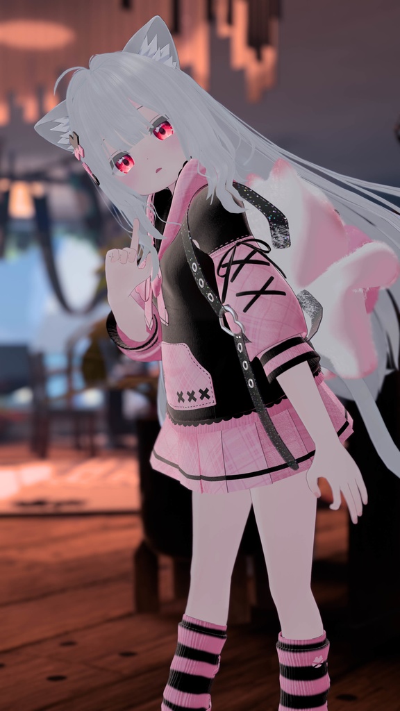 《30アバター対応衣装》ねこちるぱーかー!