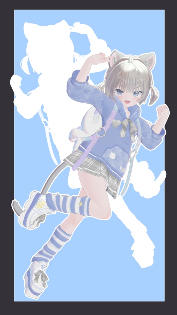 《30アバター対応衣装》ねこちるぱーかー!