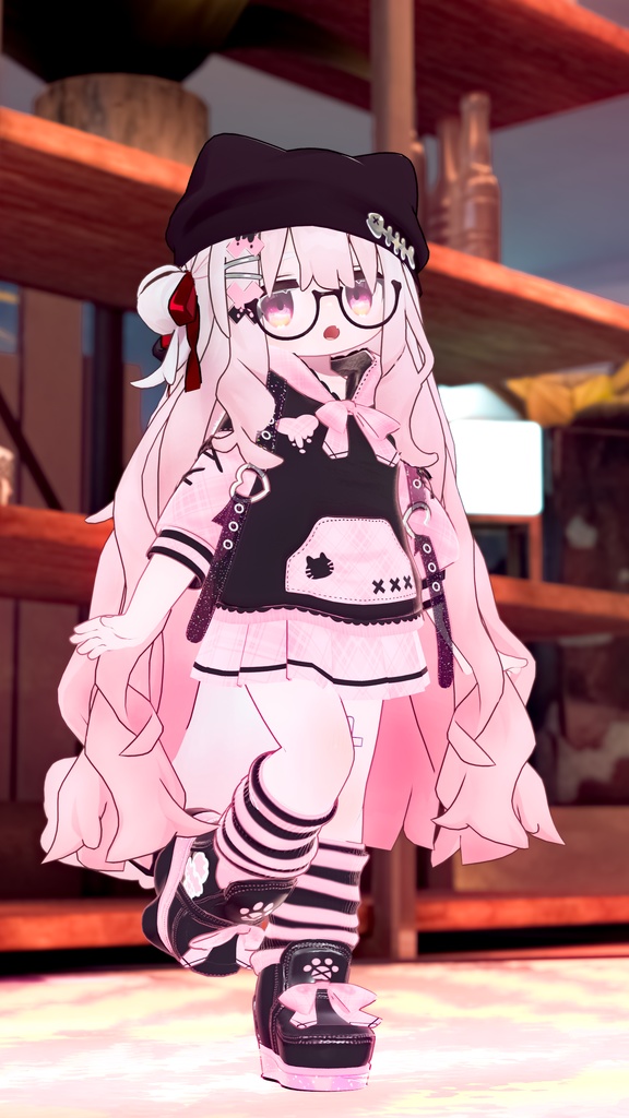 《30アバター対応衣装》ねこちるぱーかー!