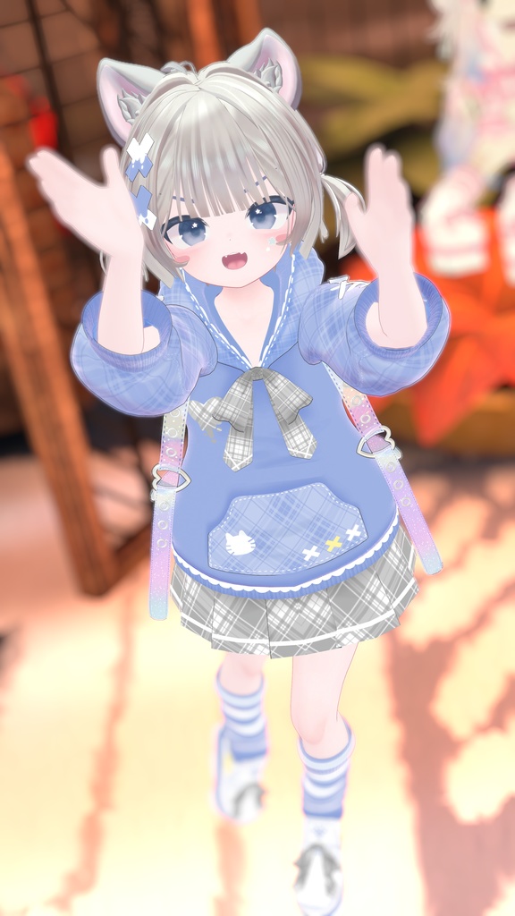 《30アバター対応衣装》ねこちるぱーかー!