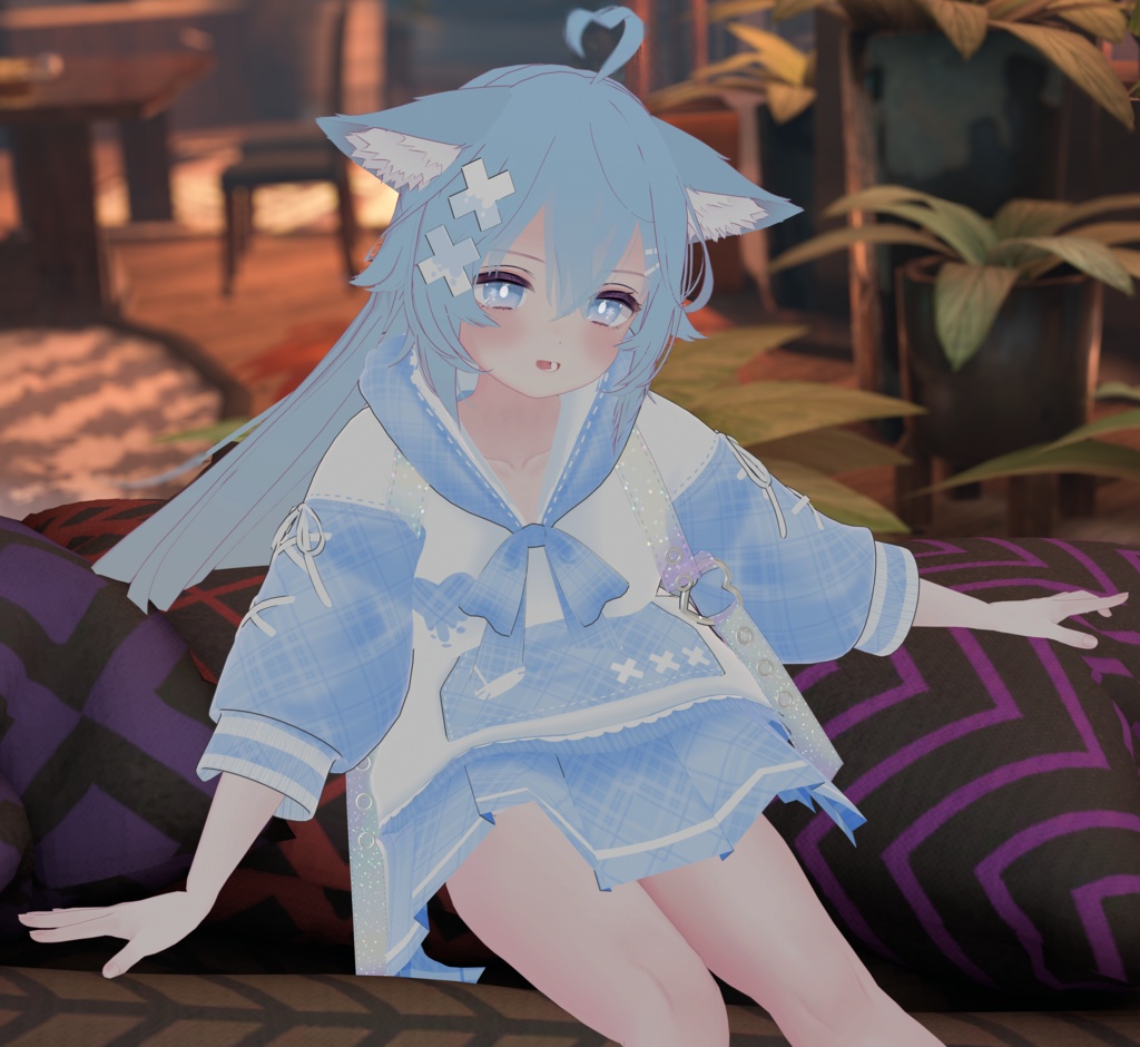 《30アバター対応衣装》ねこちるぱーかー!