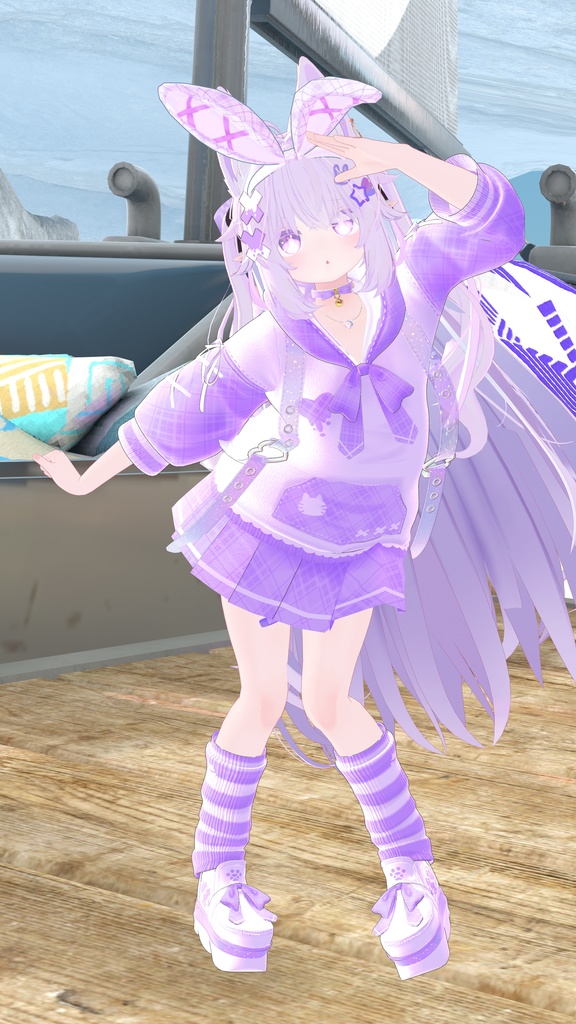 《30アバター対応衣装》ねこちるぱーかー!