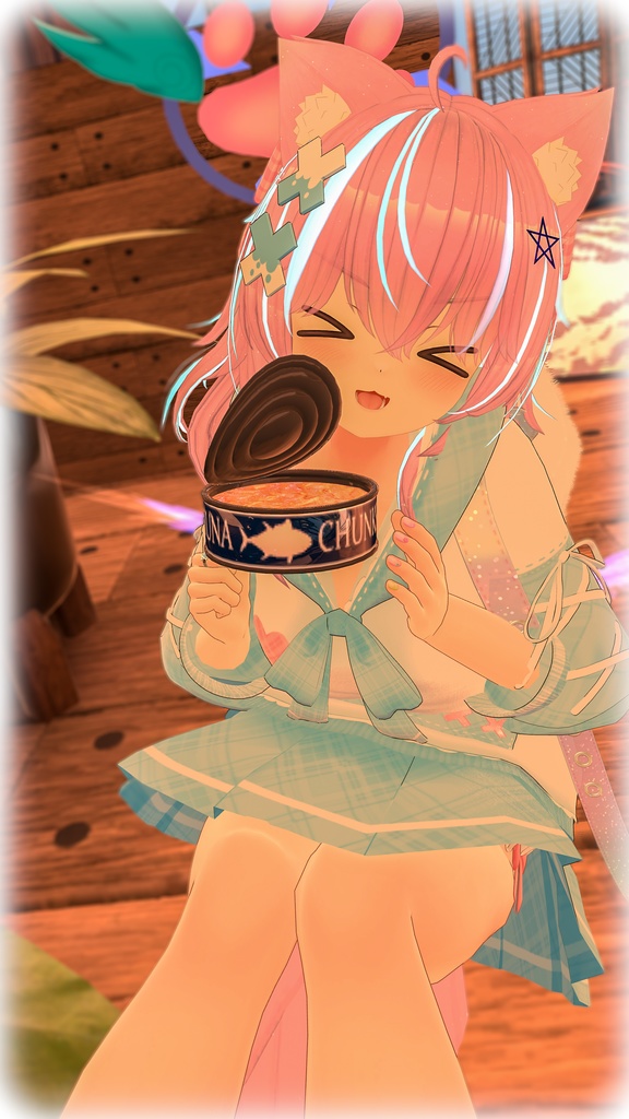 《30アバター対応衣装》ねこちるぱーかー!