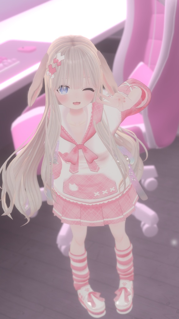 《30アバター対応衣装》ねこちるぱーかー!