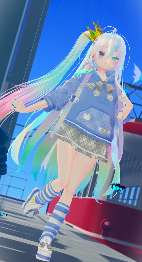 《30アバター対応衣装》ねこちるぱーかー!